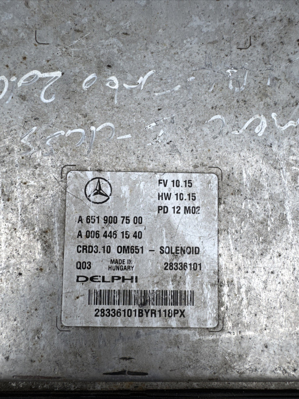 MERCEDES-BENZ C E Class W204 W212 W207 Engine ECU A6519007500