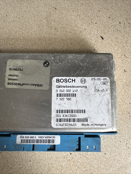 2004 BMW 3 SERIES E46 3.0i PETROL AUTOMATIC GEARBOX MODULE 7522980  7529012