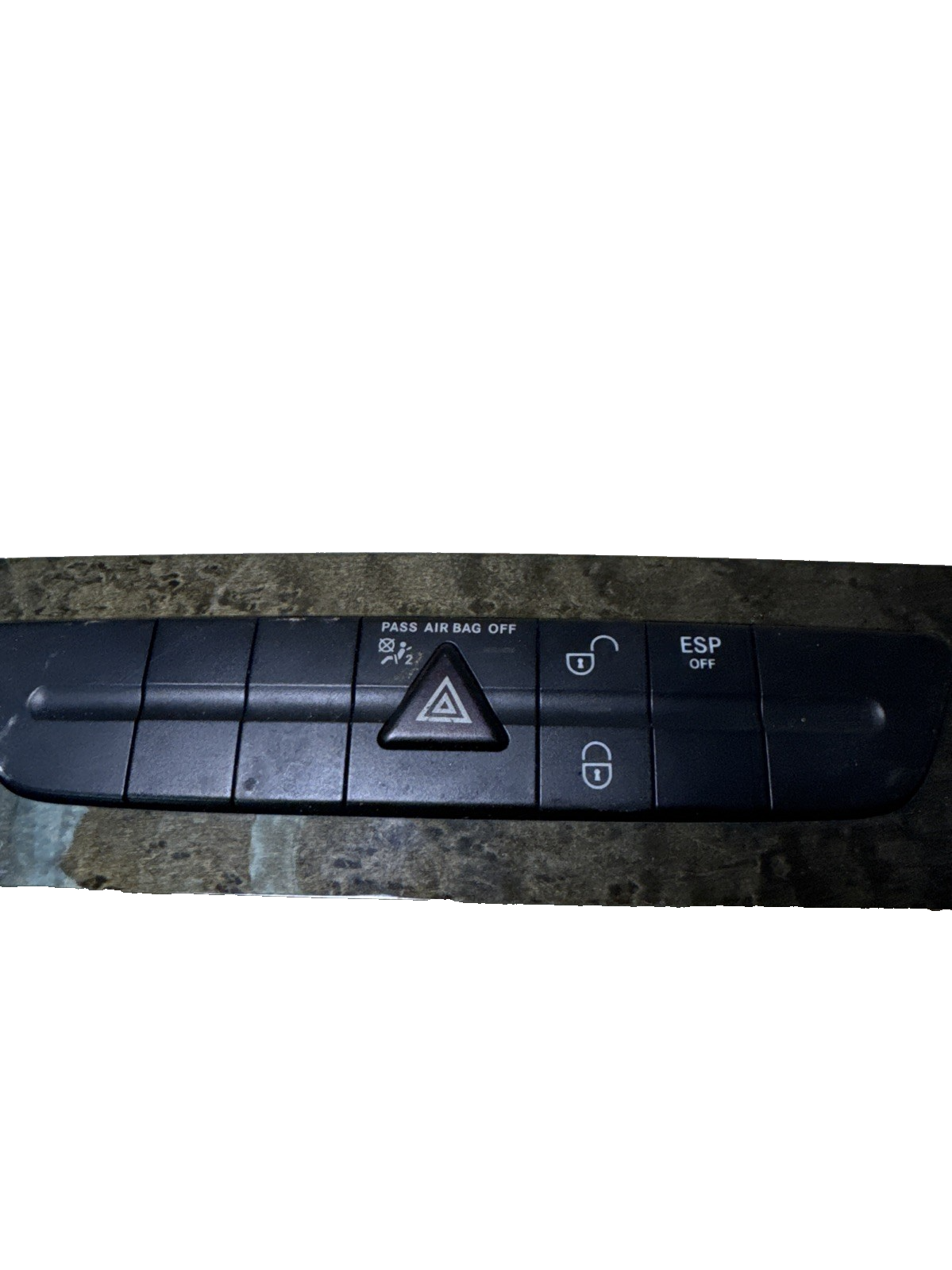 Mercedes W211 Console Switch Panel Hazard  A2118211381