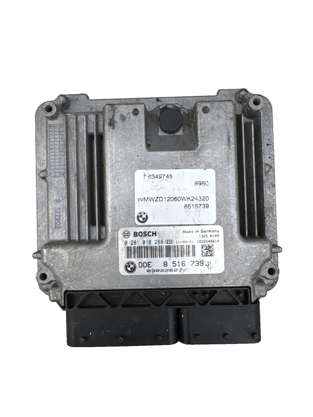 2011 MINI CONVERTIBLE 1.6 Cooper D 2DR R57 CONVERTIBLE ENGINE ECU DDE8516739