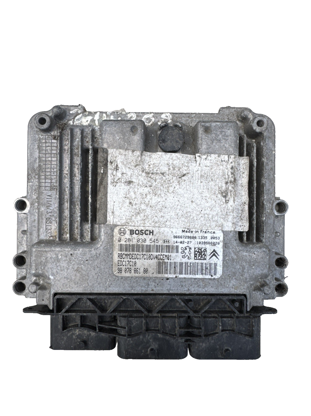 2012 PEUGEOT 208 1.4 ENGINE CONTROL UNIT 9807886180 #2
