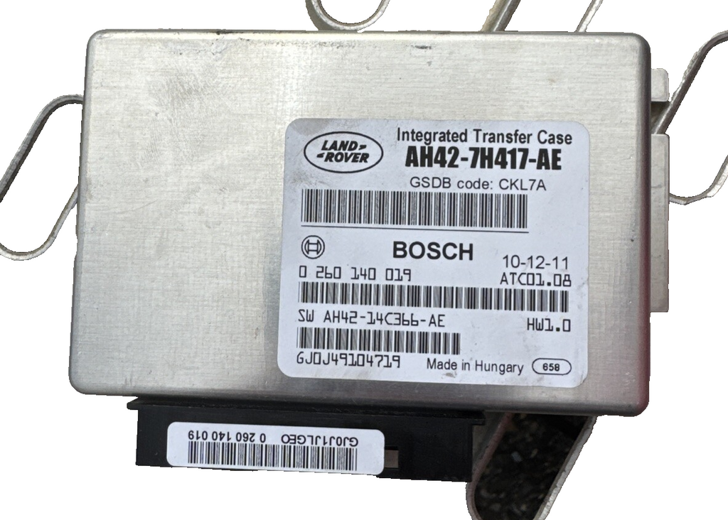 10-13 RANGE ROVER L322 4.4 TDV8 TRANSFER CASE CONTROL MODULE AH42-7H417-AE (b15
