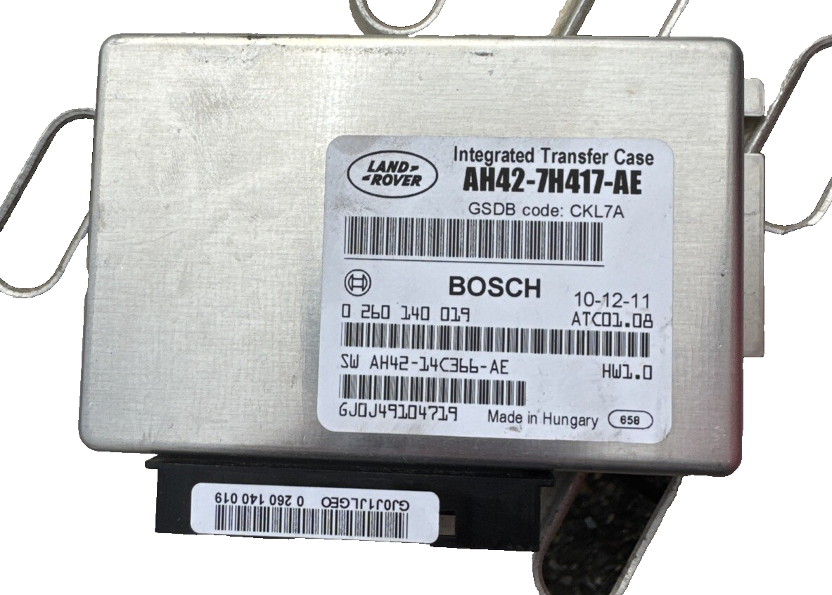 10-13 RANGE ROVER L322 4.4 TDV8 TRANSFER CASE CONTROL MODULE AH42-7H417-AE (b15