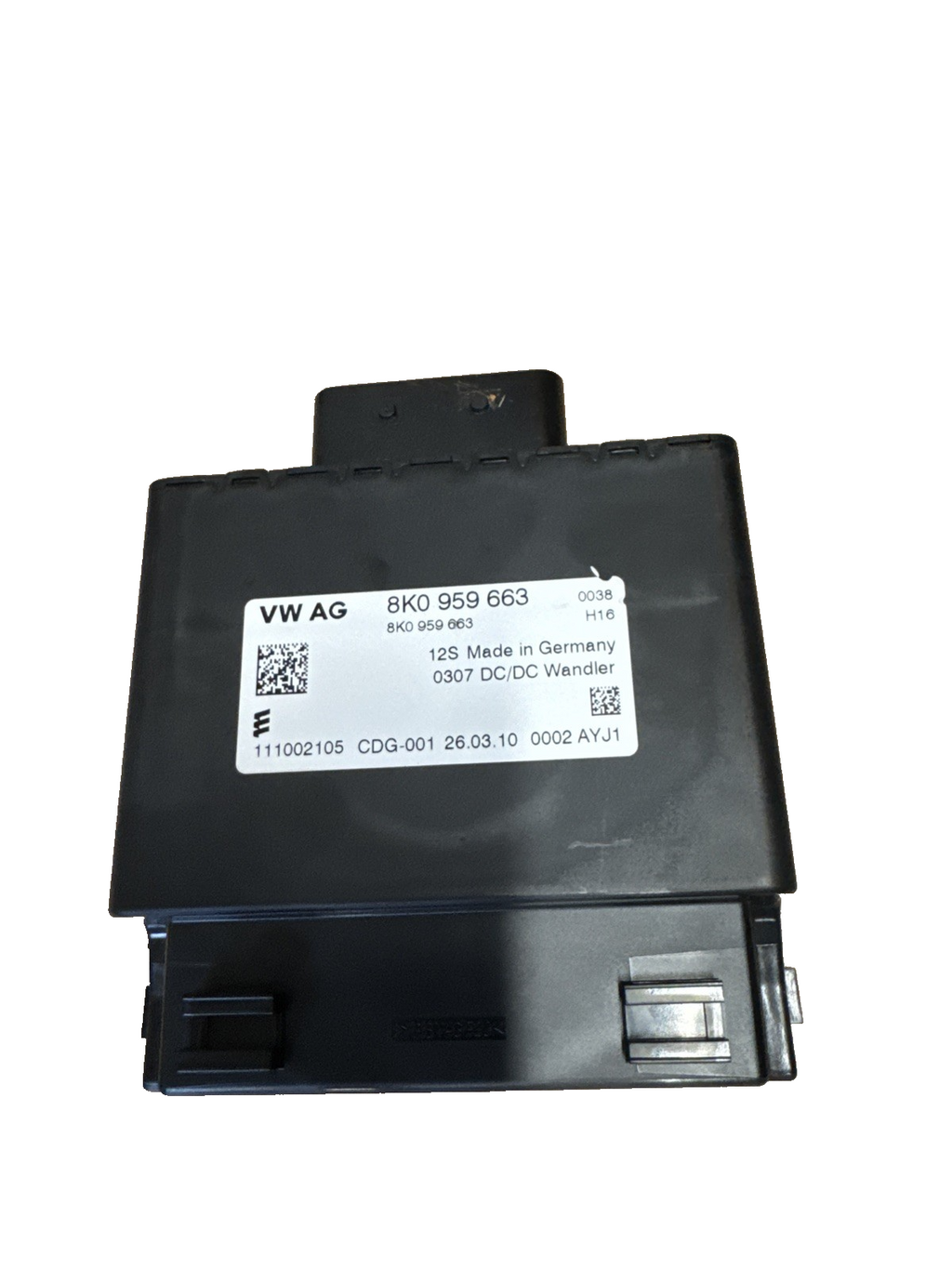 AUDI A4 2.0 TDI E SE MK4 2011 4DR 8K SALOON VOLTAGE STABILIZER UNIT 8K0959663