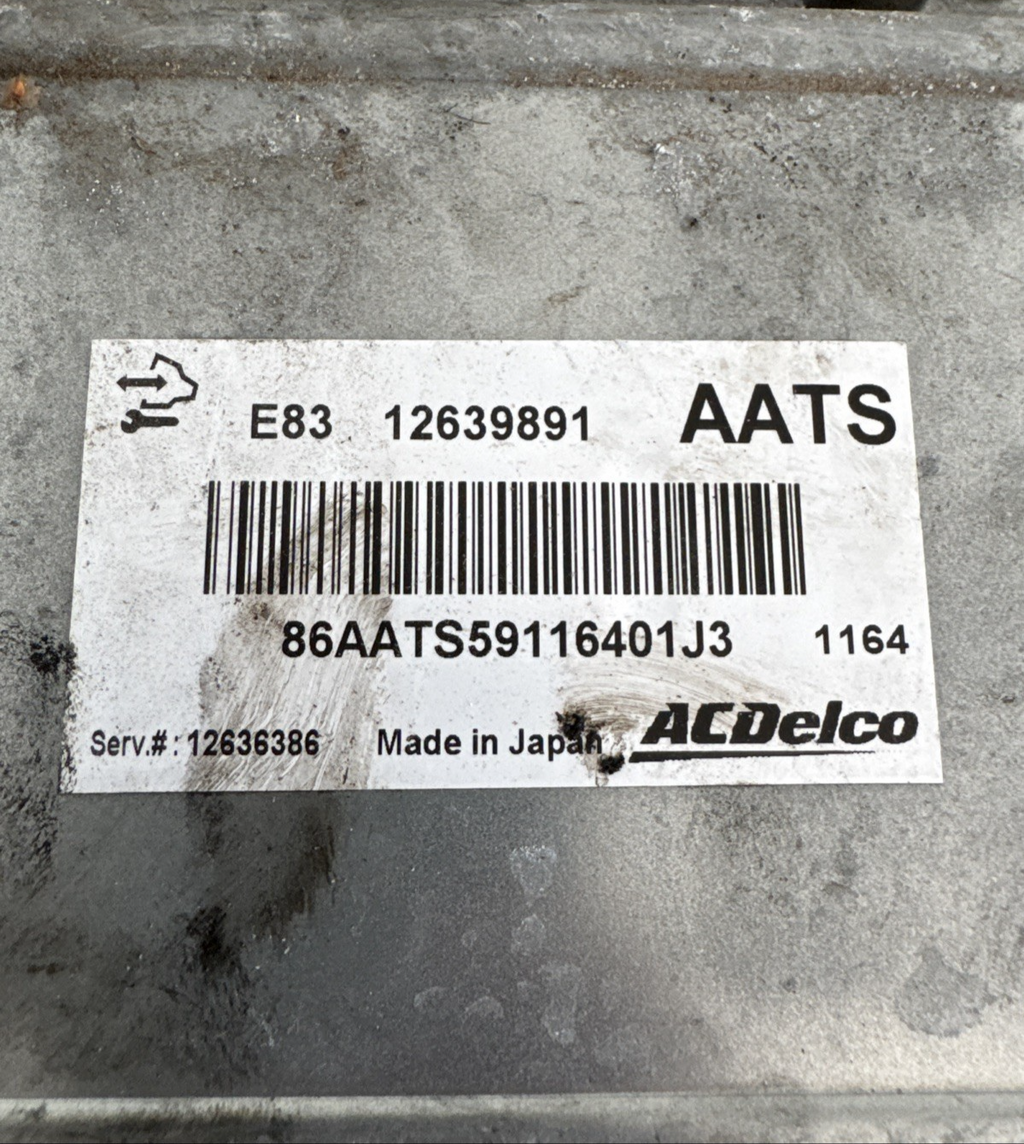VAUXHALL INSIGNIA A MK1 ENGINE CONTROL MODULE ECU 1.8 PETROL 12639891 2014