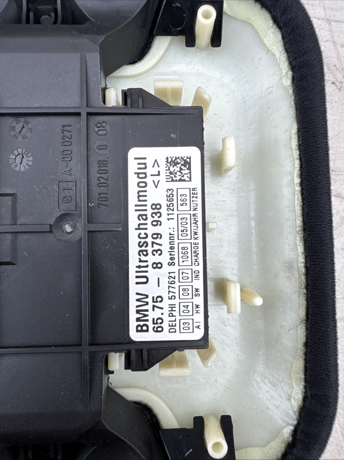 BMW 3 5 7 Series E46  E34 E38 E39 Ultra Sonic Burglar Alarm Sensor  8379938