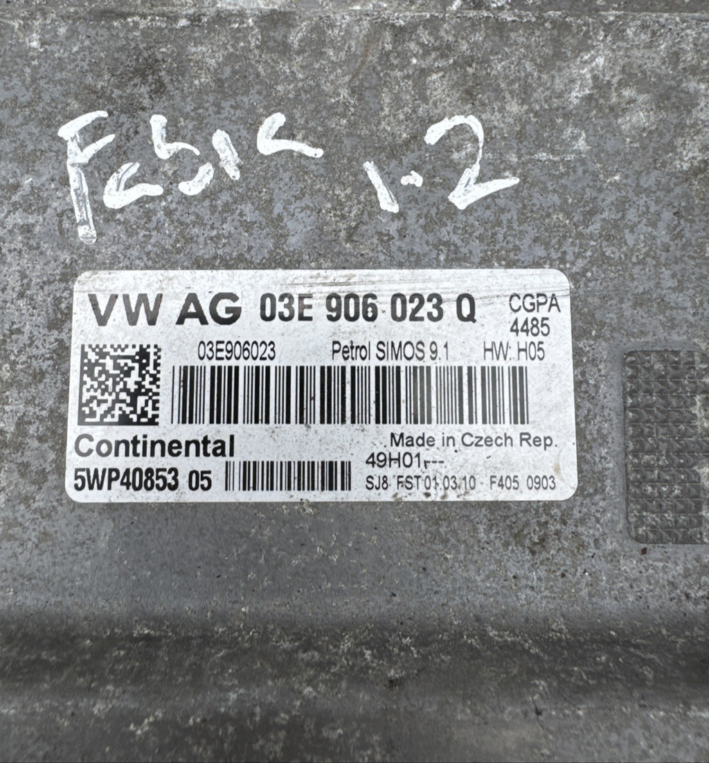 Skoda Fabia 5J Pre-Facelift 07-10 Engine ECU 03E906023Q