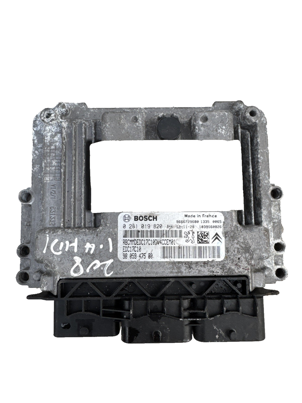 PEUGEOT 208 ACTIVE MK1 5D ENIGNE CONTROL UNIT (ECU) 2012-15 0281019820