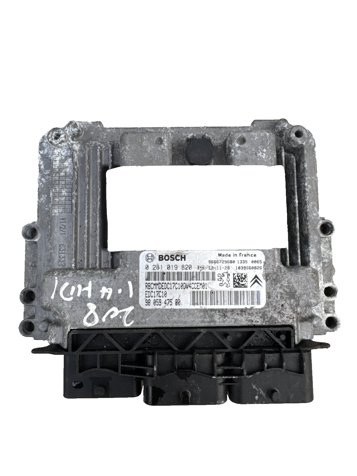 PEUGEOT 208 ACTIVE MK1 5D ENIGNE CONTROL UNIT (ECU) 2012-15 0281019820