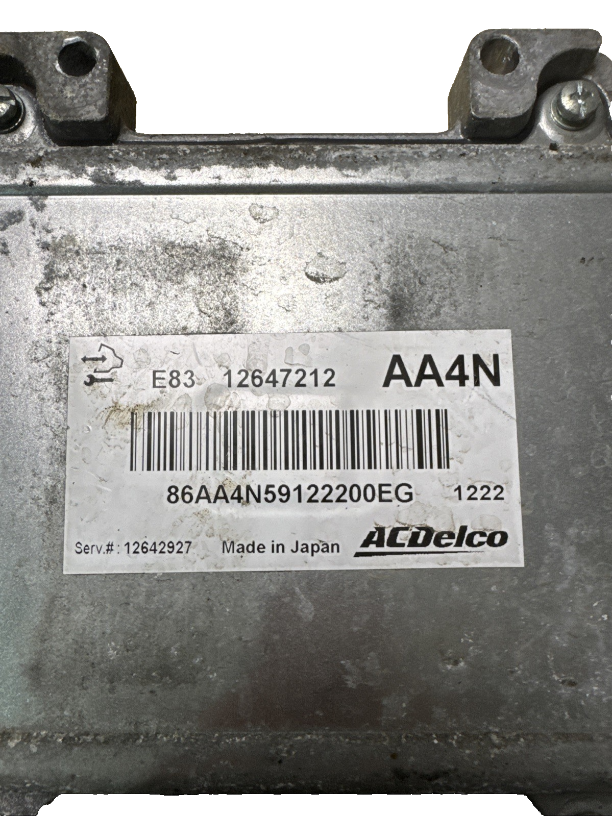 VAUXHALL ASTRA J MK6 GENUINE 1.6 PETROL ECU ENGINE CONTROL UNIT 12647212
