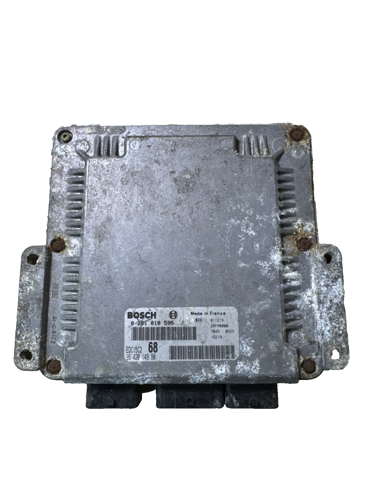 1998 PEUGEOT 406 2.0 HDi ENGINE CONTROL UNIT ECU 9645532880 0281010595