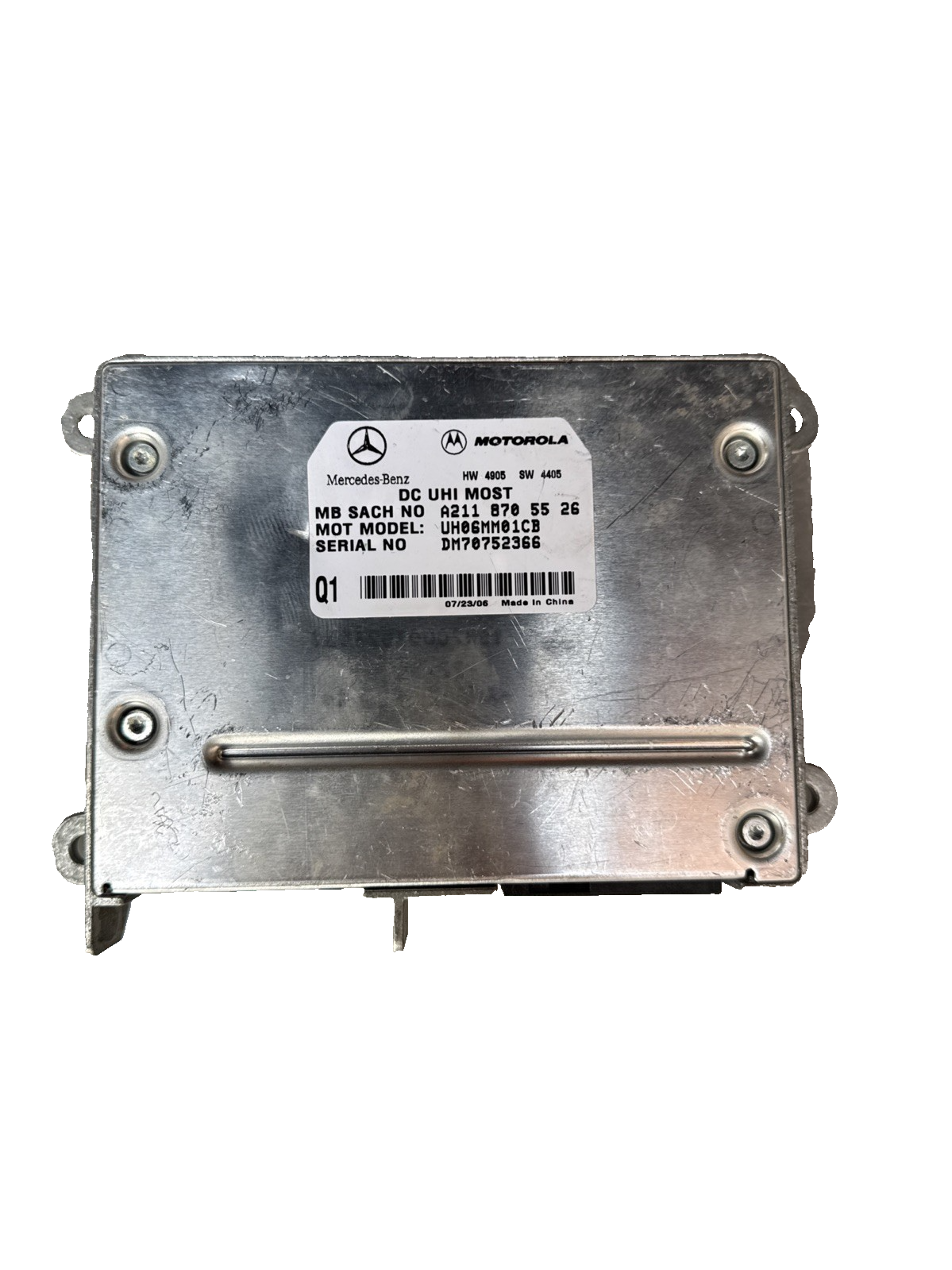 2005-2008 MERCEDES-BENZ CLK320 BLUETOOTH CONTROL MODULE A2118705526