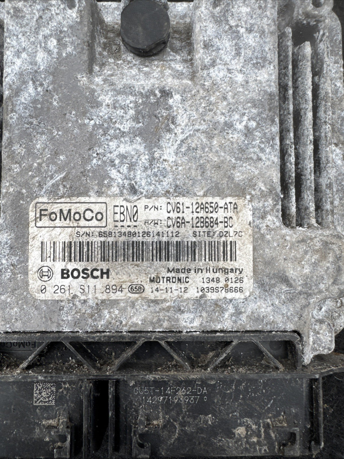 Ford C-Max ECU CV61-12A650-ATA CV6112A650ATA 0261S11894 0261 S11 894 EBN0