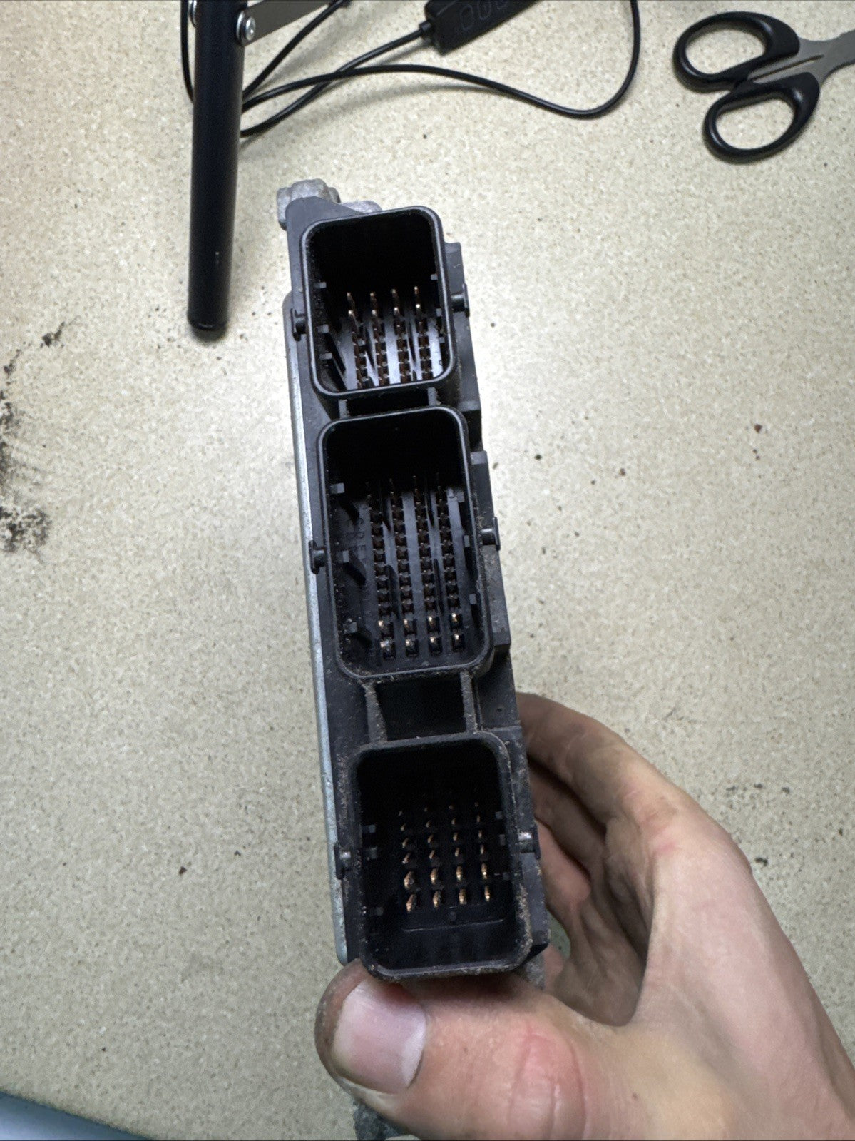 2010 CITROEN C4 PICASSO 1.6 HDI ENGINE ECU 0281013334 #683