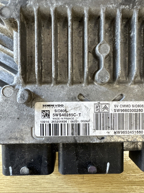 2005 CITROEN C4 1.4 HDI ENGINE CONTROL UNIT SW9660300280