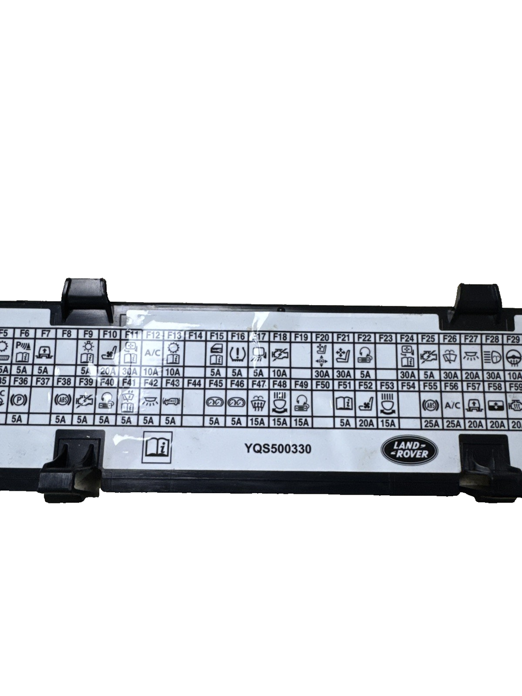 Range Rover L322 3.6 dashboard storage glove box fuse box lid cover YQS500330