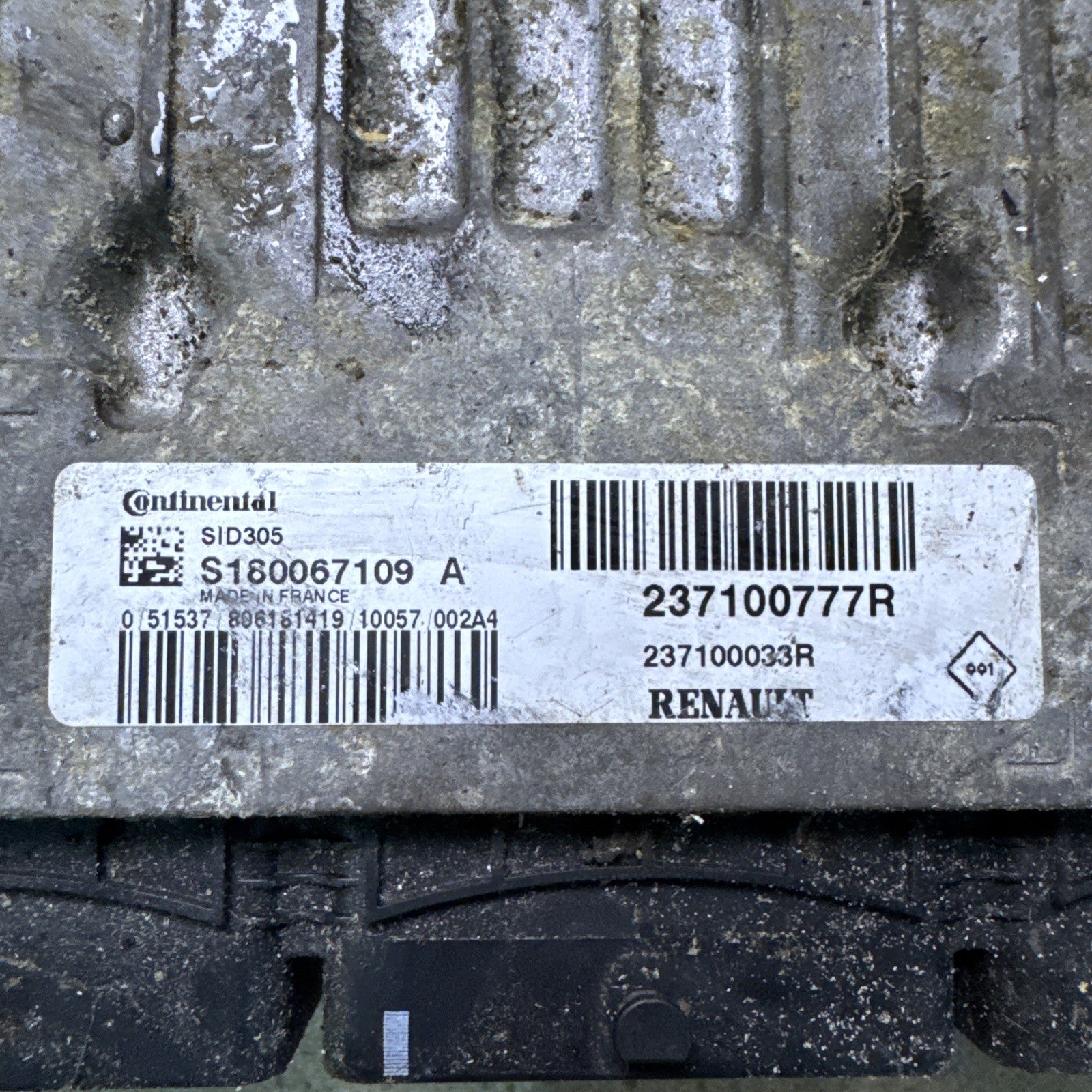 2010 RENAULT SCENIC MK3 1.5 DCI ENGINE CONTROL ECU 237100777R S180067109A