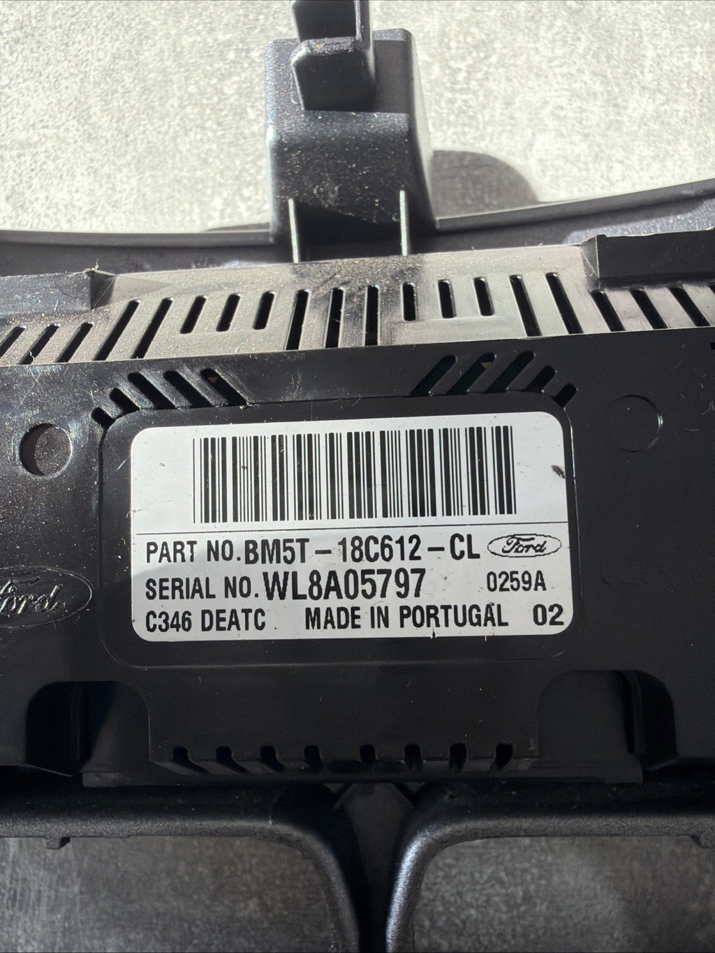2011 FORD FOCUS MK3 HEATER CLIMATE CONTROL PANEL BM5T18C612CL