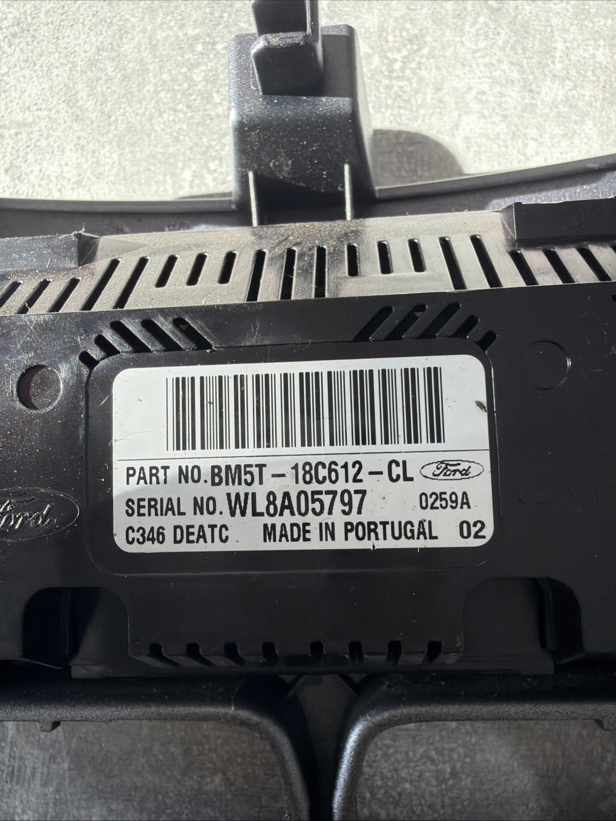 2011 FORD FOCUS MK3 HEATER CLIMATE CONTROL PANEL BM5T18C612CL