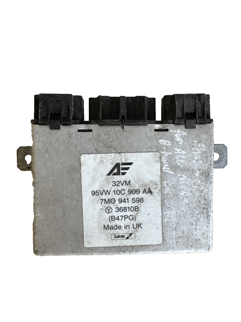 VW SHARAN, FORD GALAXY LIGHT CONTROL MODULE, ECU UNIT 95VW10C909AA / 7MO941598