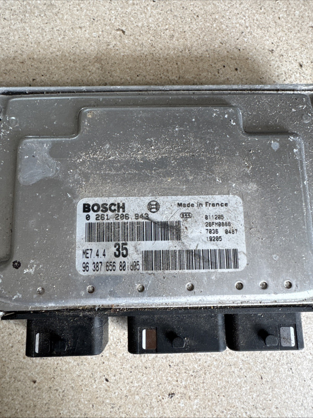 2003 PEUGEOT 307 SW S 1.6L ECU 0261206943