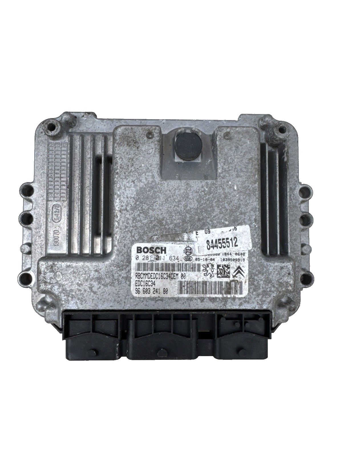 9662872280 0281011634 PEUGEOT 407 1.6 HDI ENGINE ECU BOSCH 110BHP