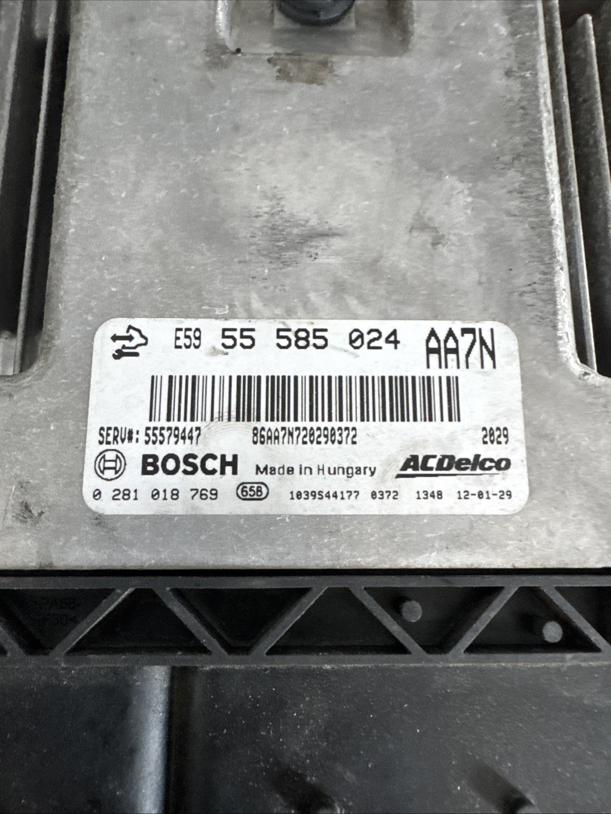 2011 VAUXHALL INSIGNIA/ASTRA 2.0 CDTI ENGINE CONTROL UNIT ECU 55585024