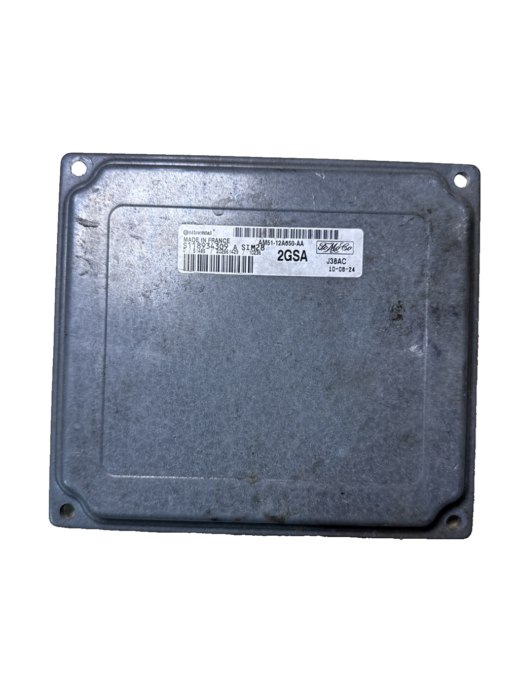 2010 FORD FOCUS ENGINE ECU 1.6 PETROL SHDC AM5112A650AA