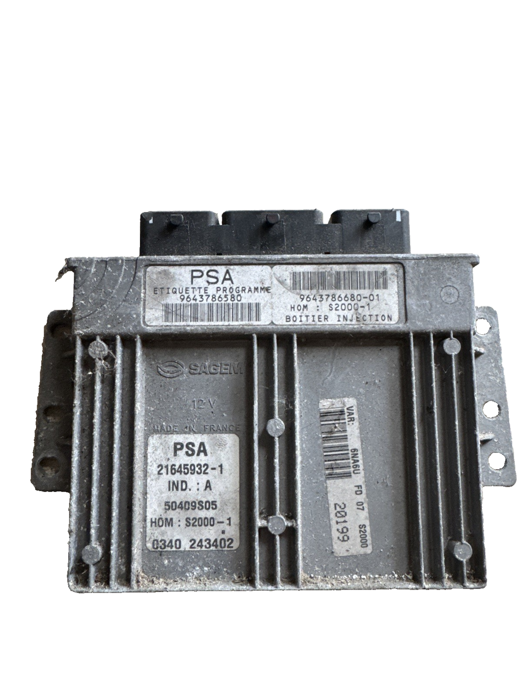 Citroen Xsara Picasso 1.8i 85kw 2001 Petrol Engine control unit ECU 9643786580