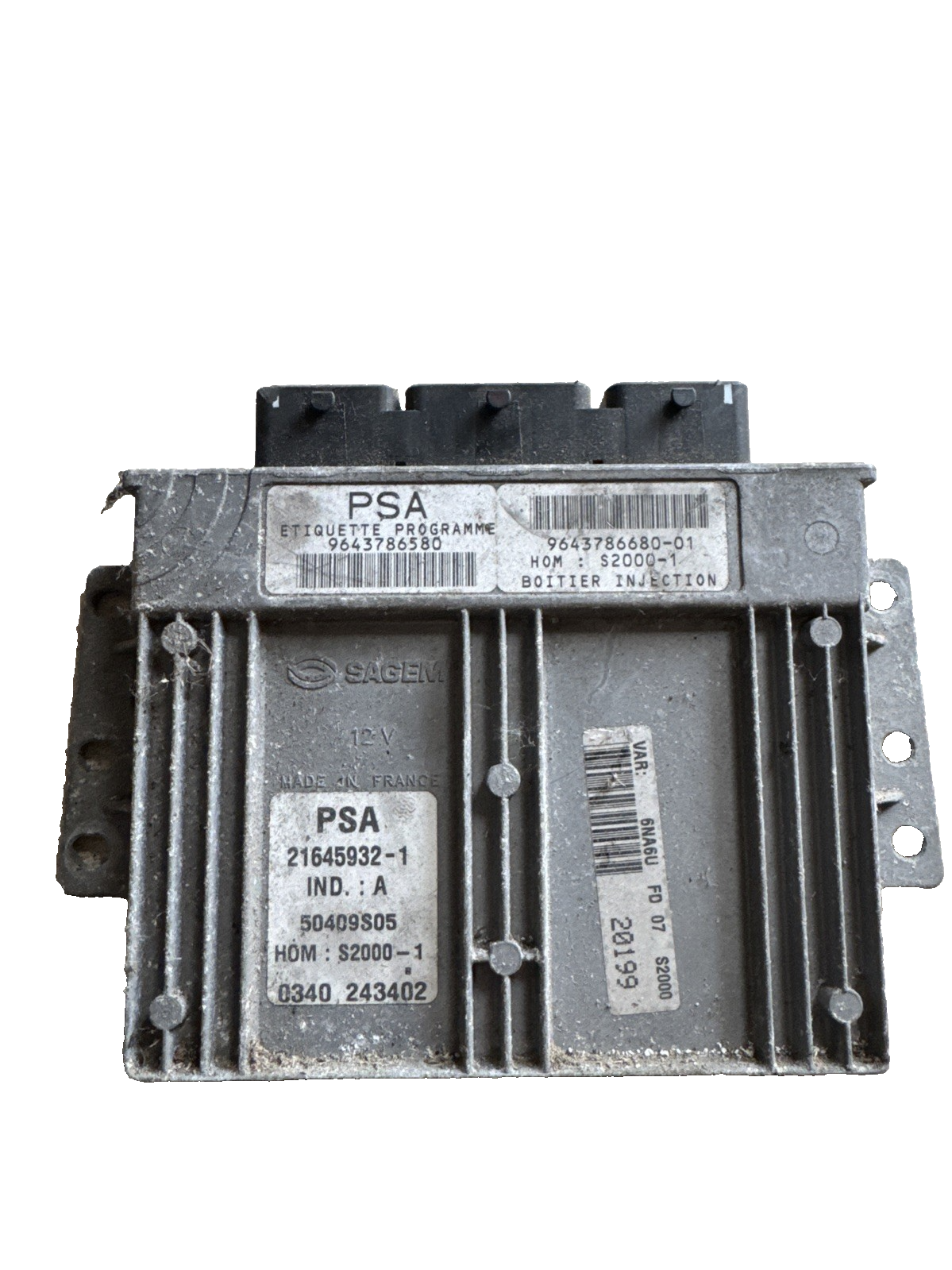 Citroen Xsara Picasso 1.8i 85kw 2001 Petrol Engine control unit ECU 9643786580