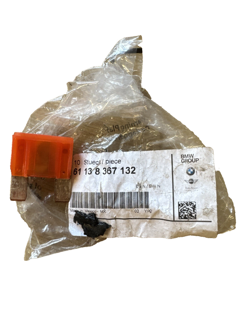 1x 🔺BMW Maxi Blade Orange Fuse 40 Amp 32 Volt 61138367132 New Genuine
