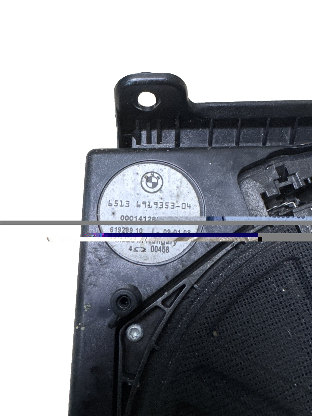 BMW E60 E61 Stereo System Central Bass Floor Subwoofer Left N/S 6919353
