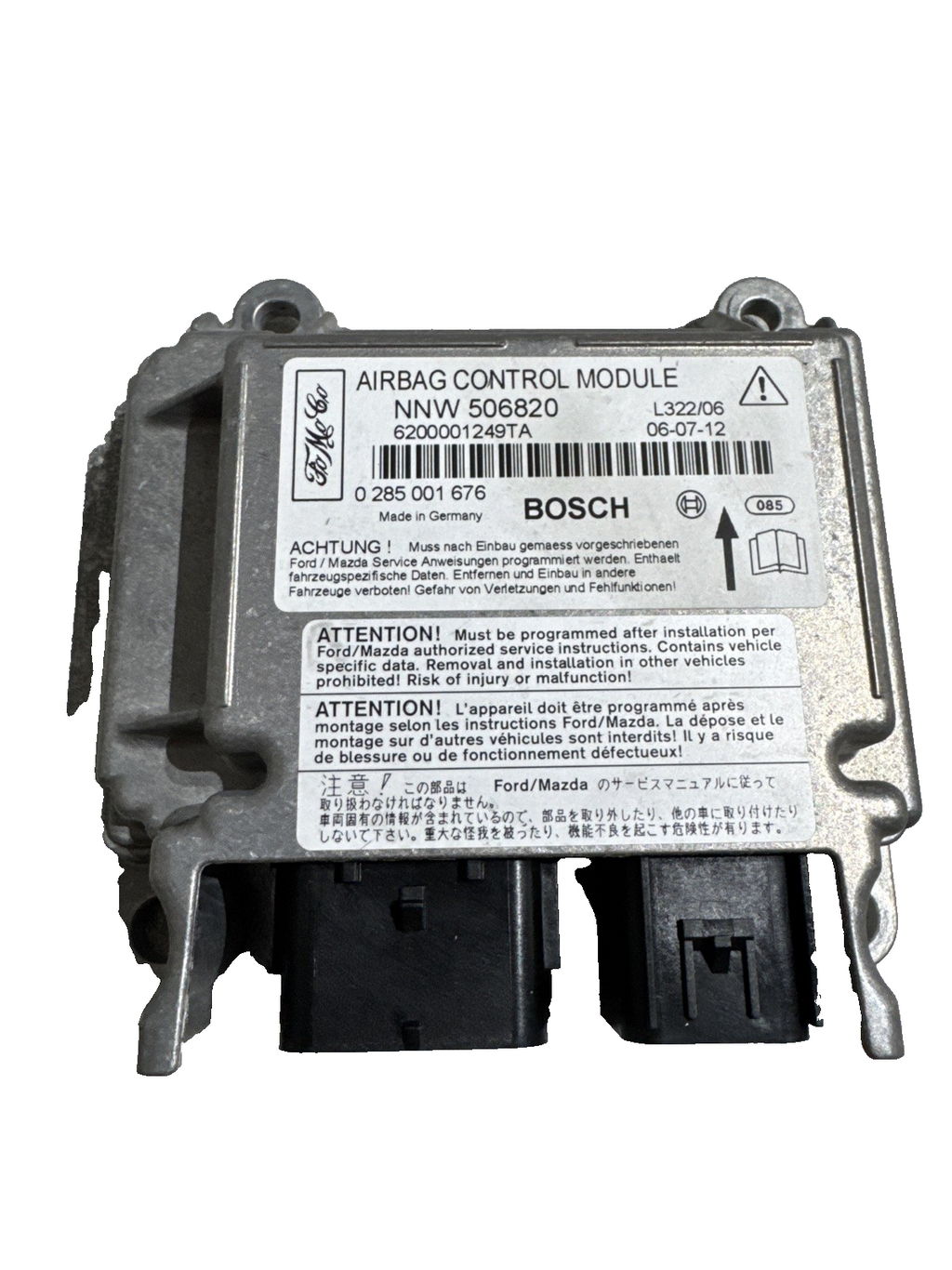 Range Rover L322 Control Module SRS ECU NNW506820 2006 to 2010