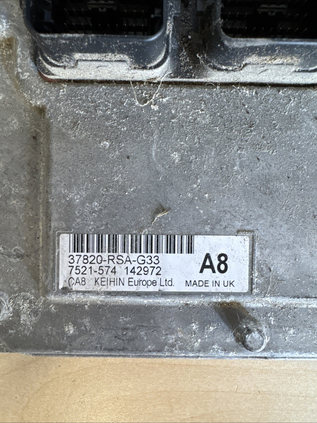 2006 HONDA CIVIC MK8 1.8 ENGINE CONTROL UNIT ECU 37820-RSA-G33
