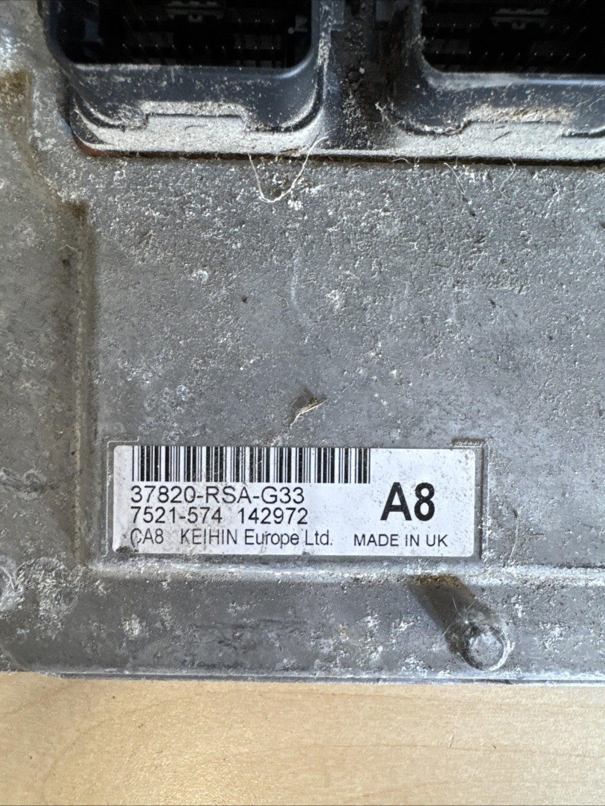 2006 HONDA CIVIC MK8 1.8 ENGINE CONTROL UNIT ECU 37820-RSA-G33