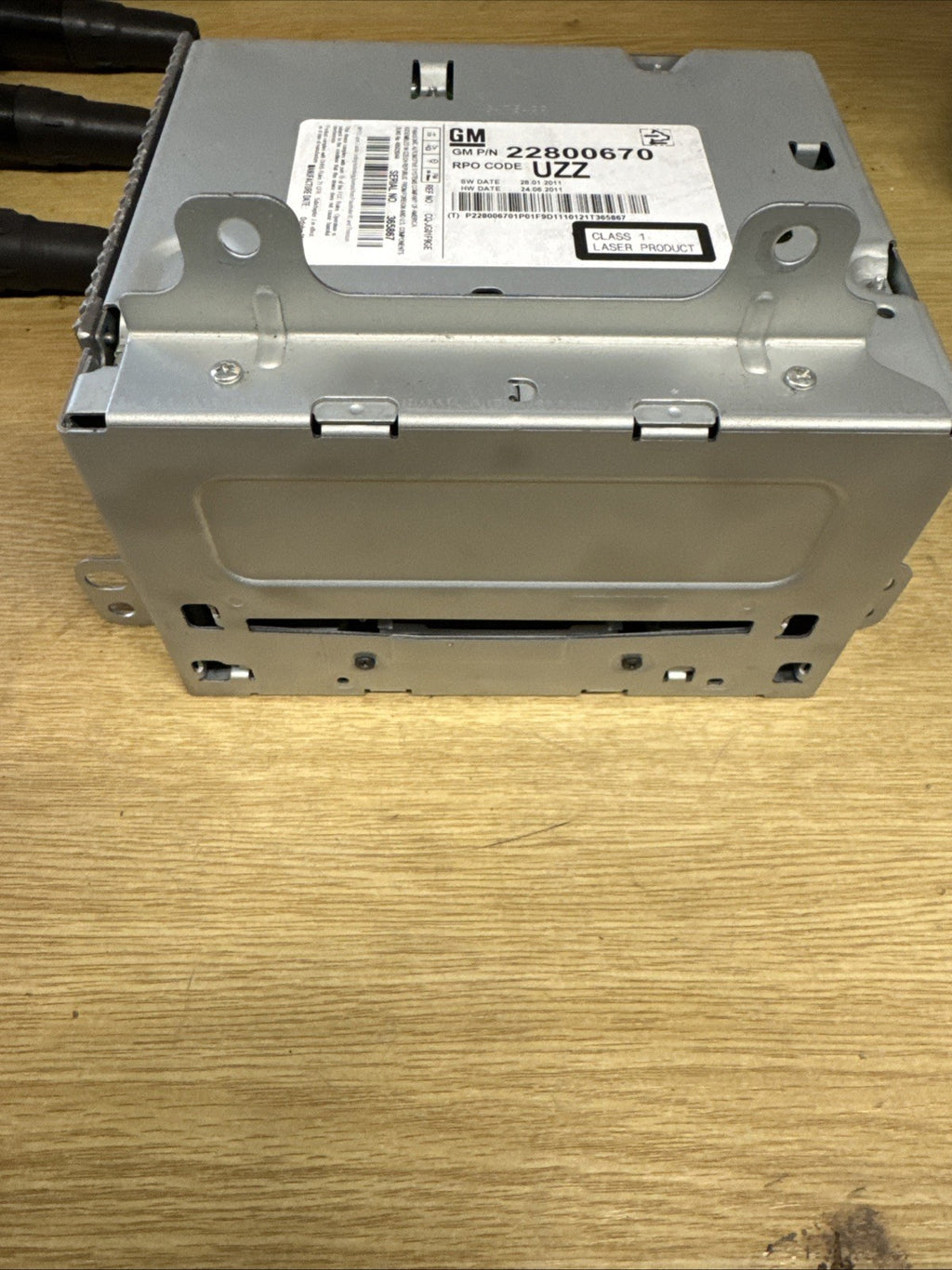 VAUXHALL ASTRA J MK6 MK1 CD PLAYER STEREO RADIO HEAD UNIT 22800670