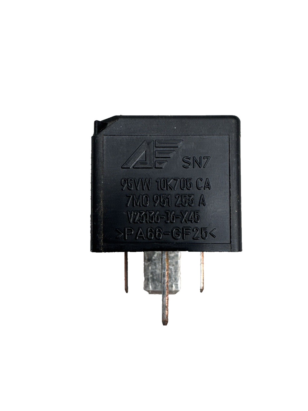 Audi VW Seat ECU & Fuel Pump 4-Pin Black Relay (No. 100) 7M0951253A 95VW10K705CA