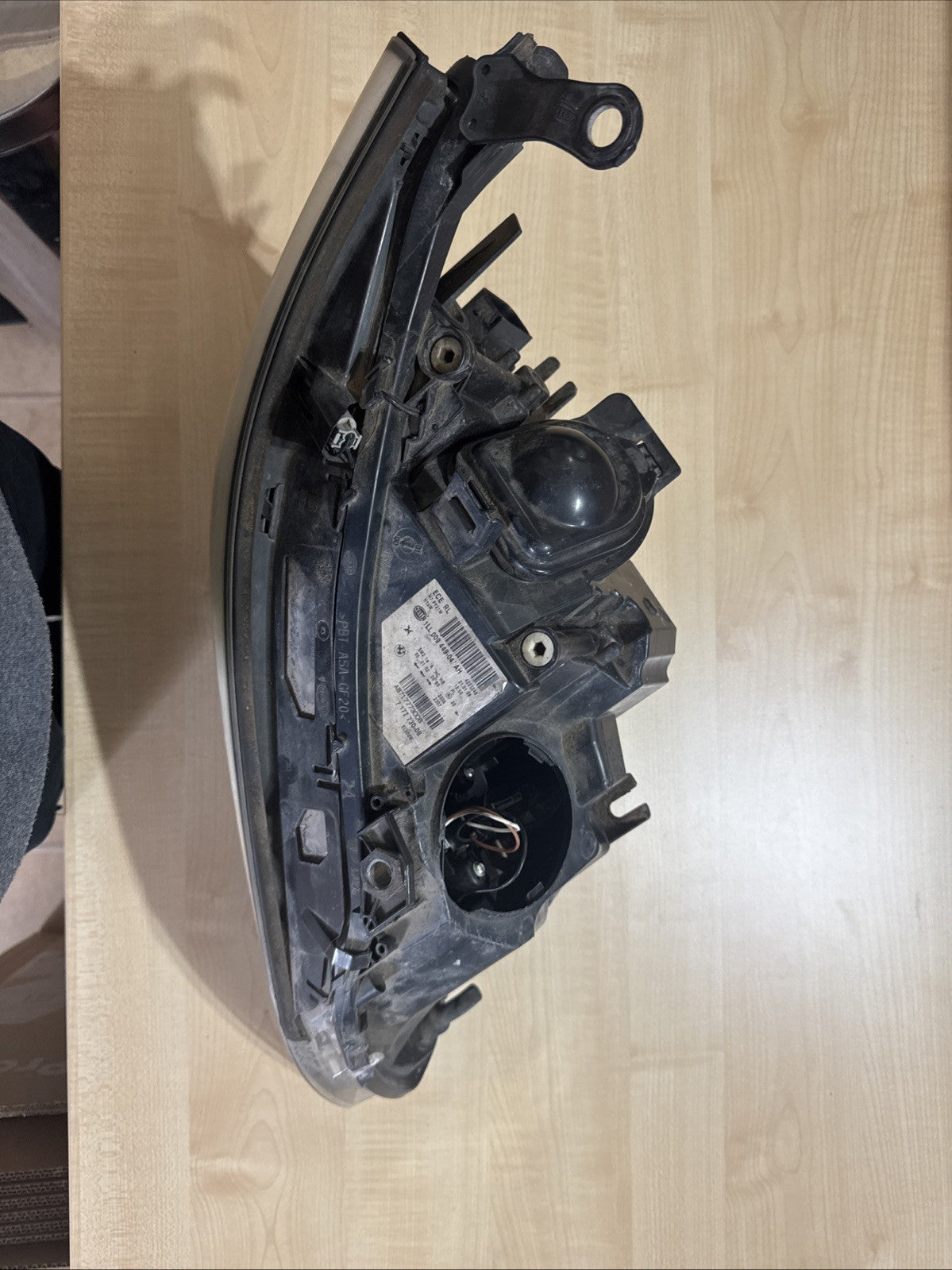 BMW E60/E61 5 series LCI O/S RIGHT Headlight 2008 - 7177729 OEM GENUINE