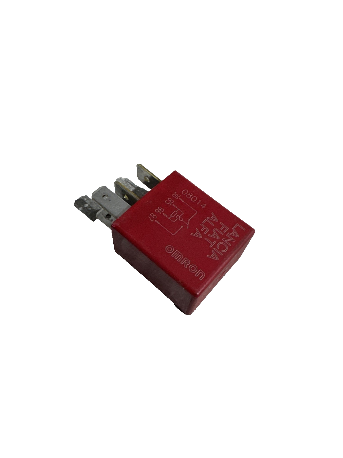 554-Fiat Alfa Lancia (09-17) 4-Pin Red Relay 34F231002 Omron 1/11299/85 12V 30A