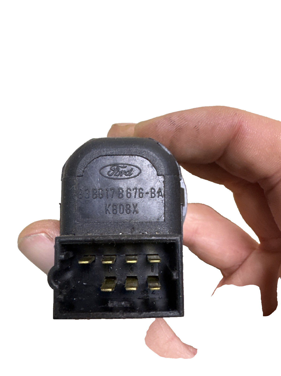 FORD FIESTA MK6 2001 ELECTRIC WING MIRROR ADJUST SWITCH BUTTON DIAL 93BG17B676BA