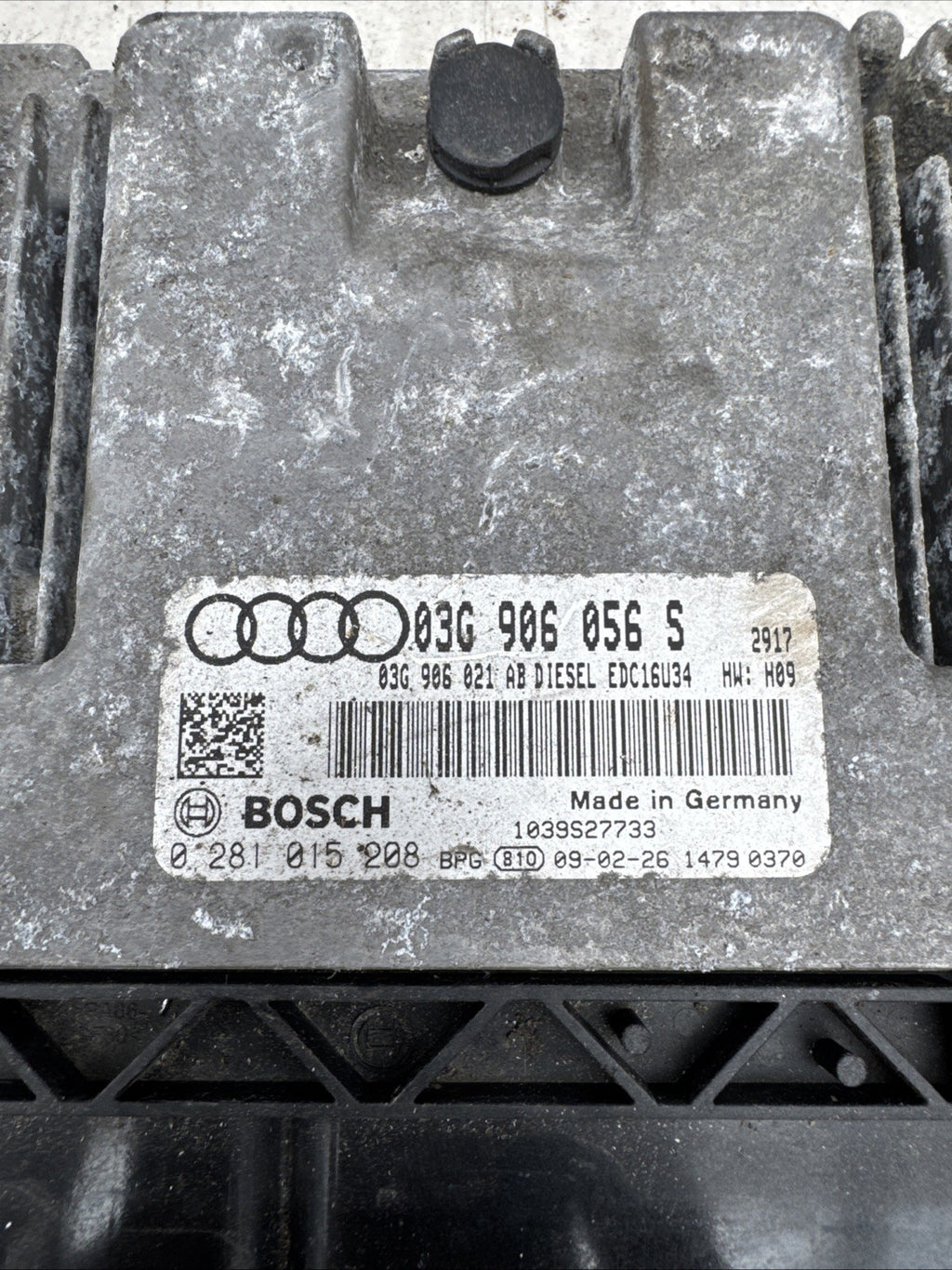 Audi A3 8P 1.9 TDI BLS 105HP Engine Control Module Unit ECU 03G906056S Manual