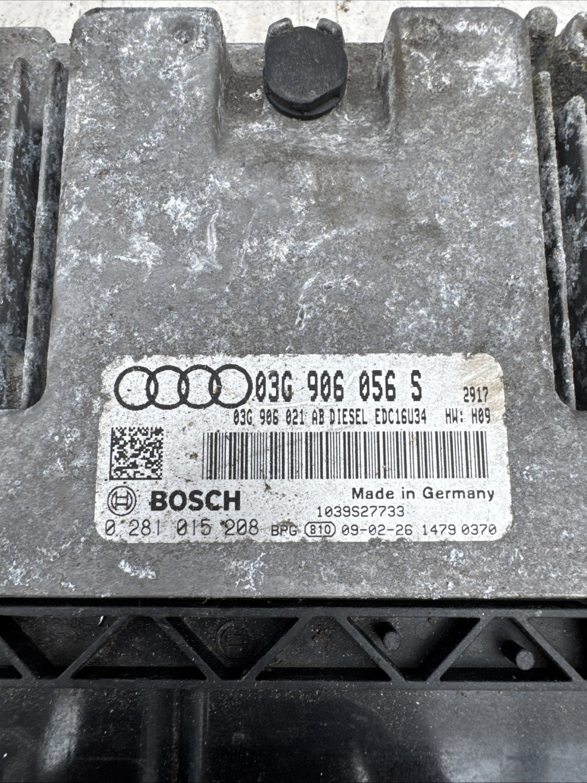 Audi A3 8P 1.9 TDI BLS 105HP Engine Control Module Unit ECU 03G906056S Manual