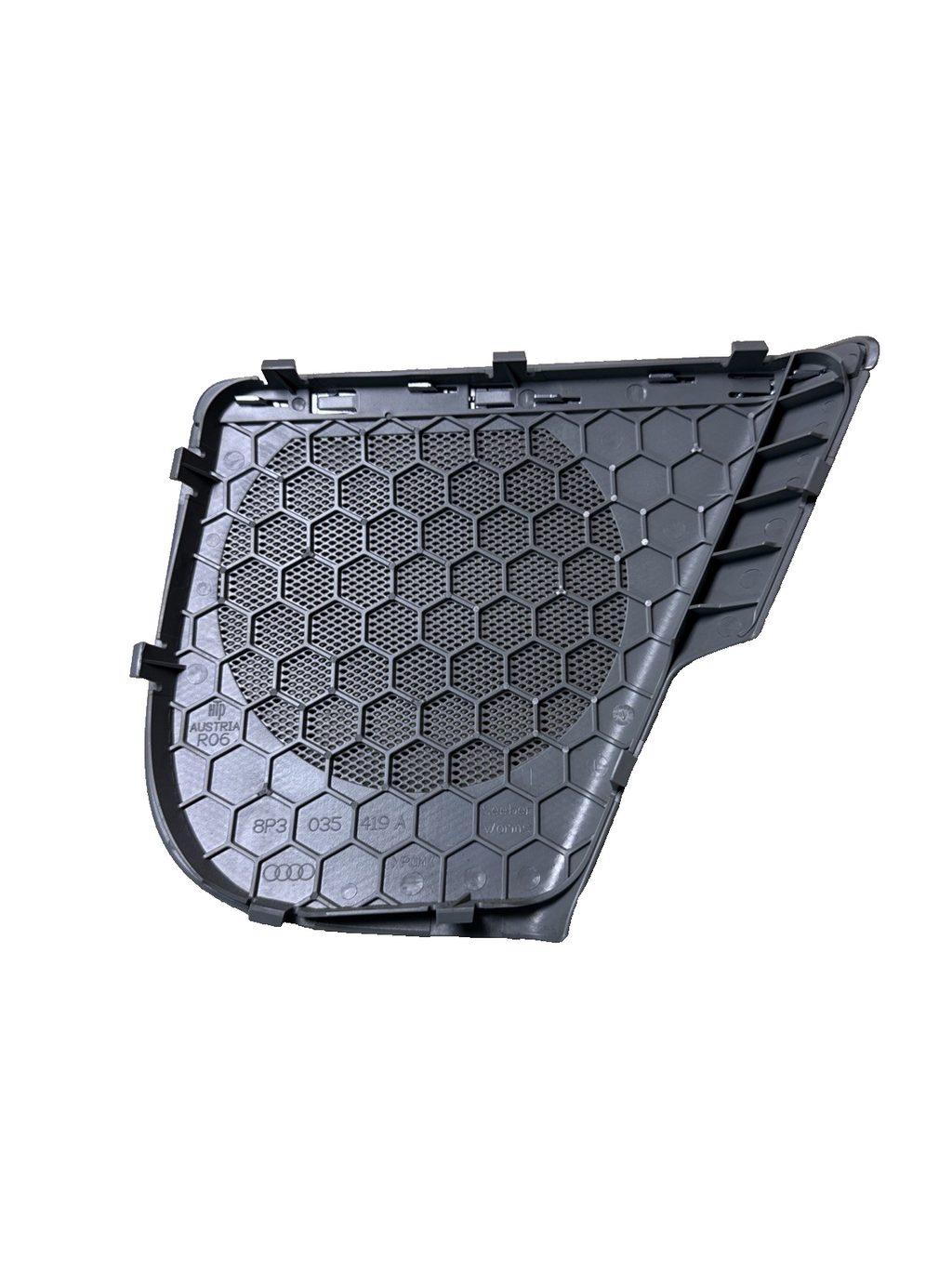 Audi A3 8P 2003 - 2012 Passenger Front Bose Door Speaker Grill Cover Grey