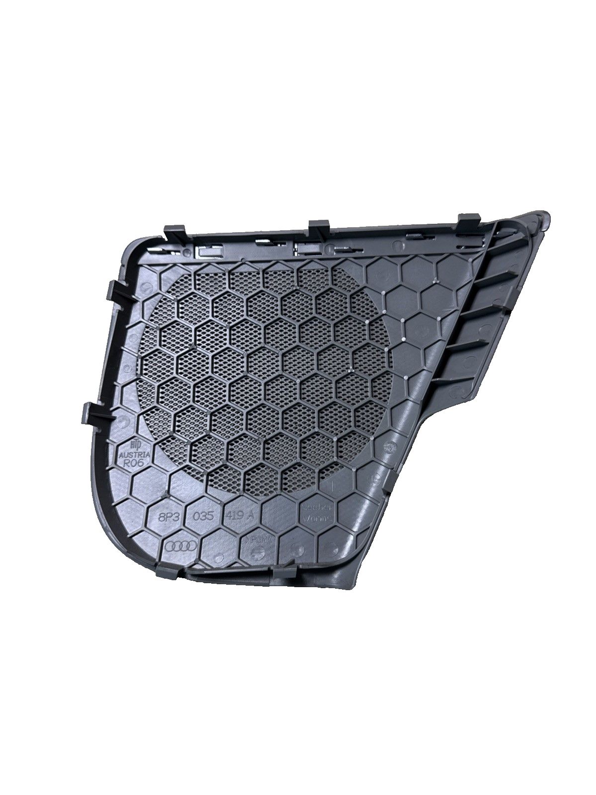 Audi A3 8P 2003 - 2012 Passenger Front Bose Door Speaker Grill Cover Grey