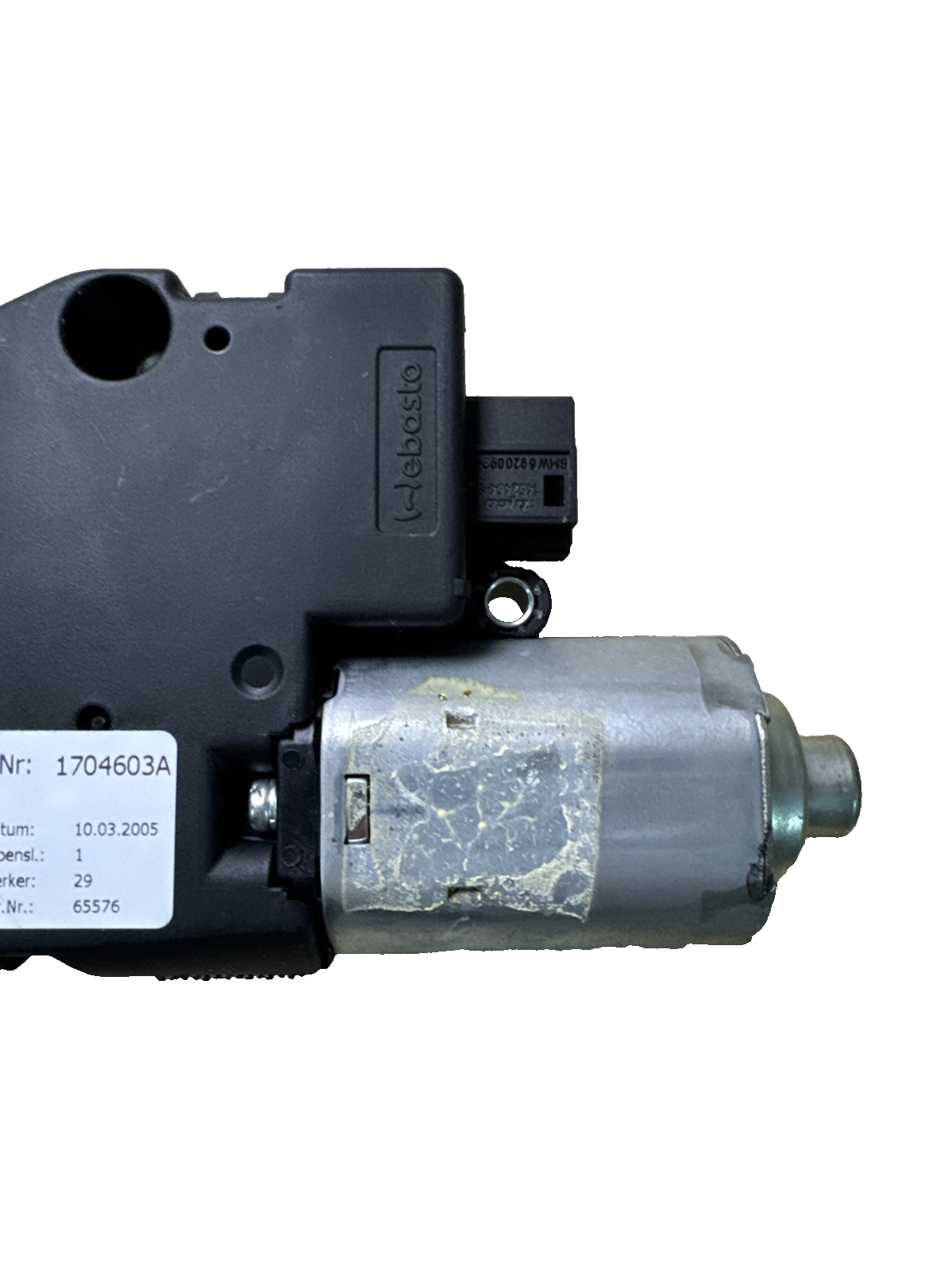 BMW 6 SERIES SUN ROOF MOTOR FR016035 E63 E64 2005