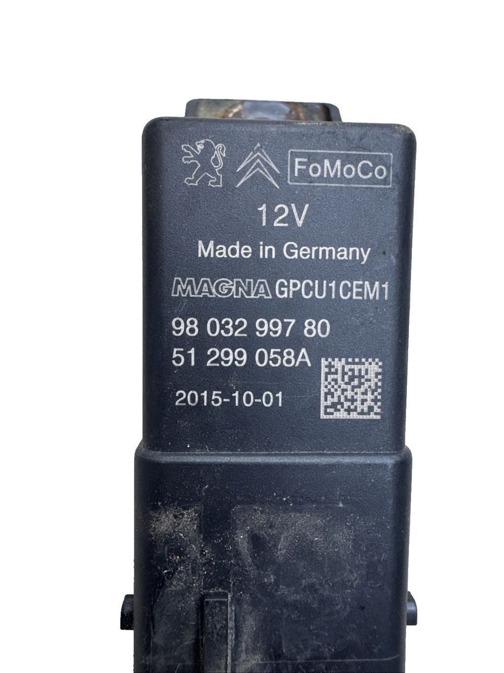 FORD MONDEO GLOW PLUG RELAY MK5 2015 9803299780