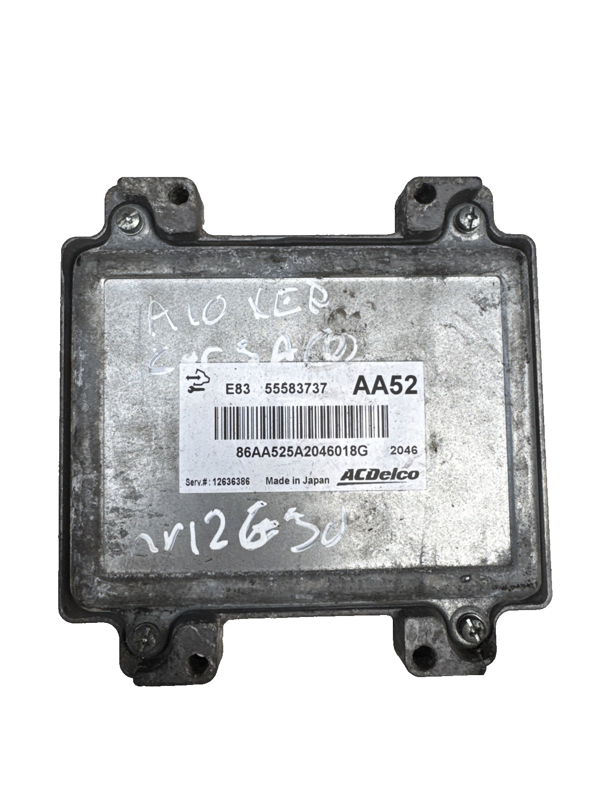 VAUXHALL CORSA 2014 ENGINE ECU 1.0 PETROL A10XEP(LDB) 12636386