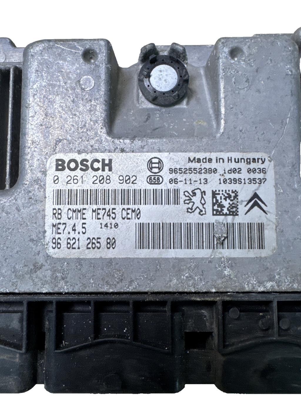 2008 CITROEN C2 1.4 PETROL ENGINE CONTROL MODULE UNIT ECU 0261208908 9652552380