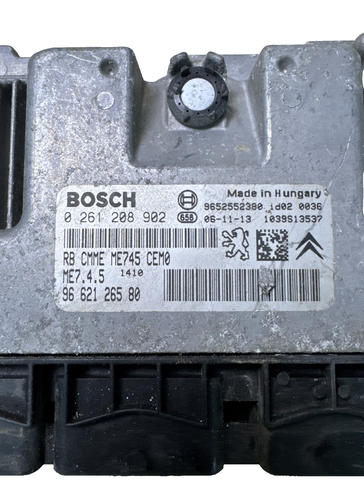 2008 CITROEN C2 1.4 PETROL ENGINE CONTROL MODULE UNIT ECU 0261208908 9652552380