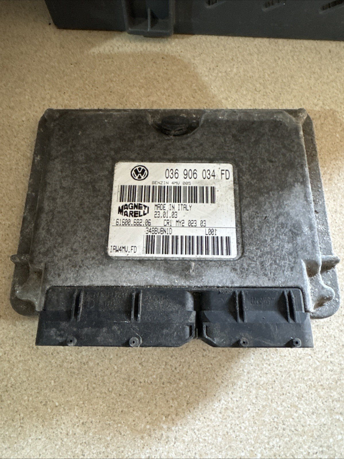 2004 SKODA FABIA 1.4 PETROL ENGINE CONTROL UNIT ECU 036906034FD